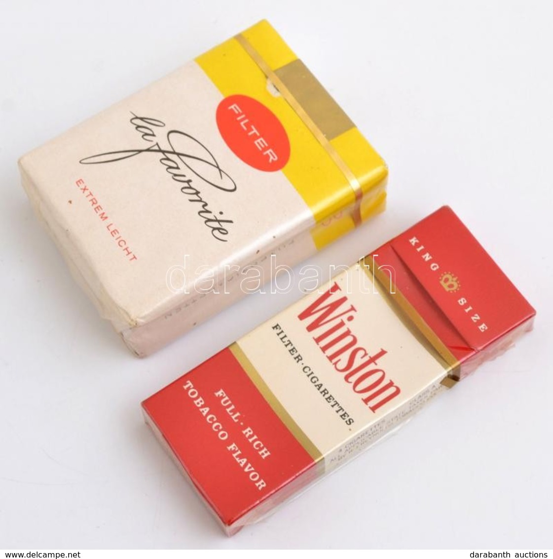 La Favorite és Winston Mini Cigaretta, Eredeti Bontatlan Csomagolásában - Other & Unclassified