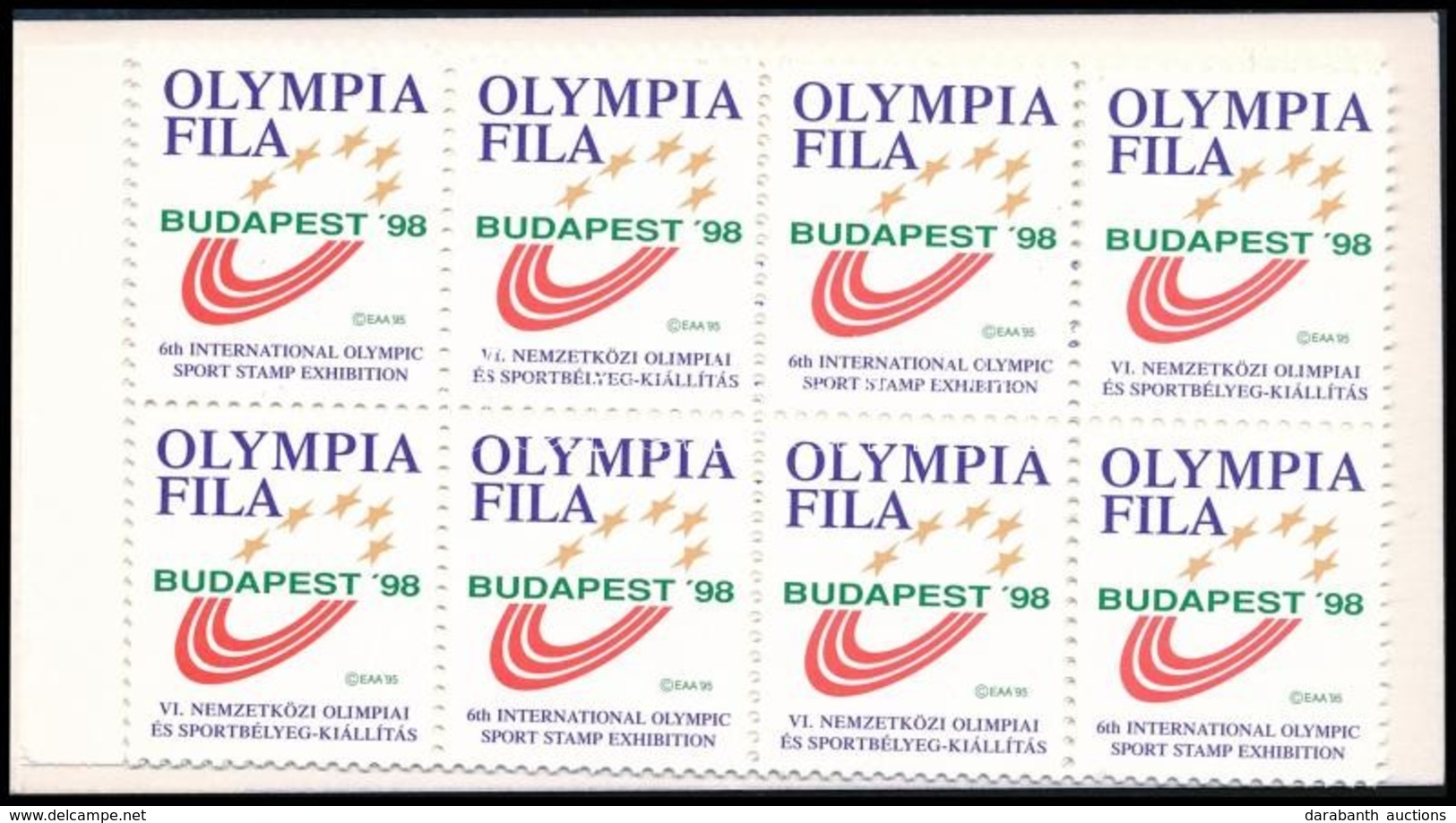 1998 Olympia Fila - Budapest Levélzáró Bélyegfüzet - Zonder Classificatie