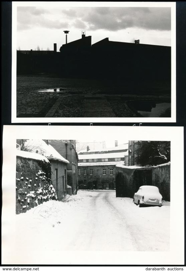 1987 Traumberger Gyula 5 Db Vintage Fotója, Az Egyiken Szerepel A Szerző Pecsétje, 12,5x17 Cm - Andere & Zonder Classificatie