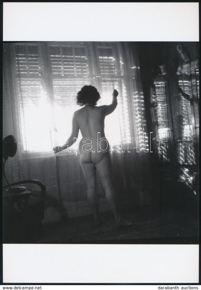 Cca 1982 A Női Test Szépsége, Szolidan Erotikus Felvételek, 13 Db Vintage Negatív + 3 Db Mai Nagyítás, A Papírképek Nem  - Other & Unclassified