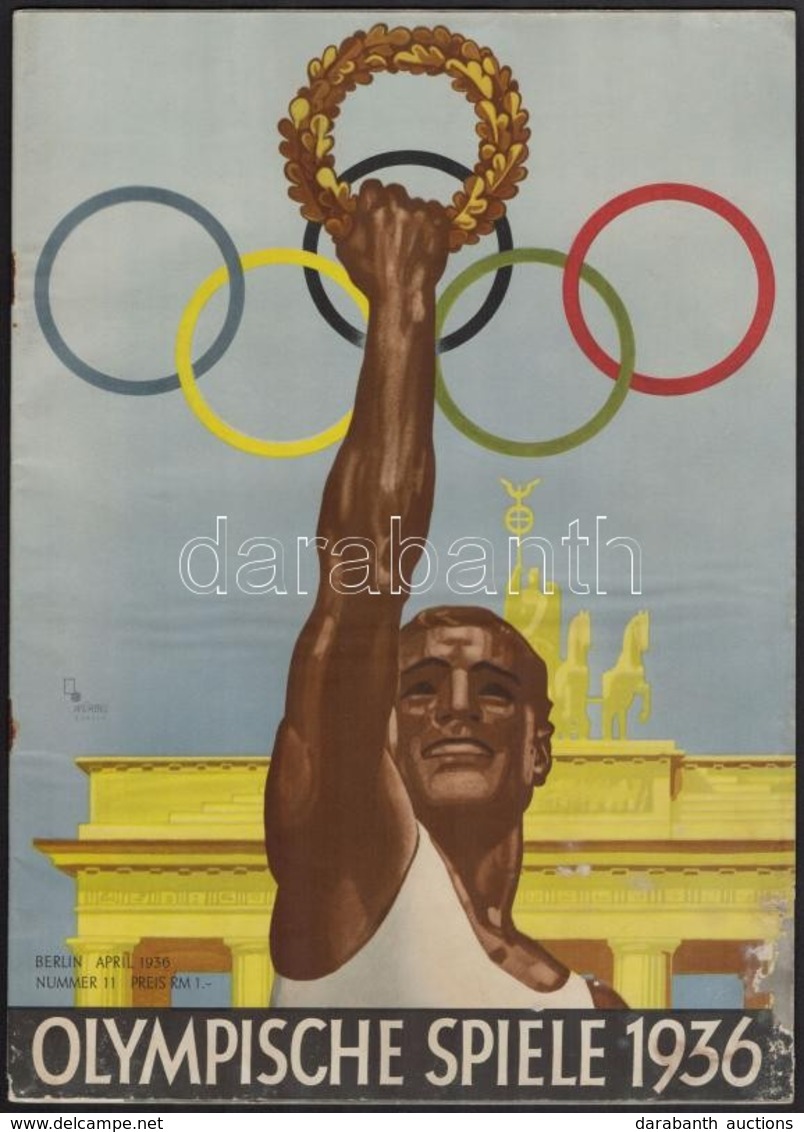 1936 Berlin Olympische Spiele C. Olimpiai újság 11. Szám Kis Sérüléssel - Zonder Classificatie