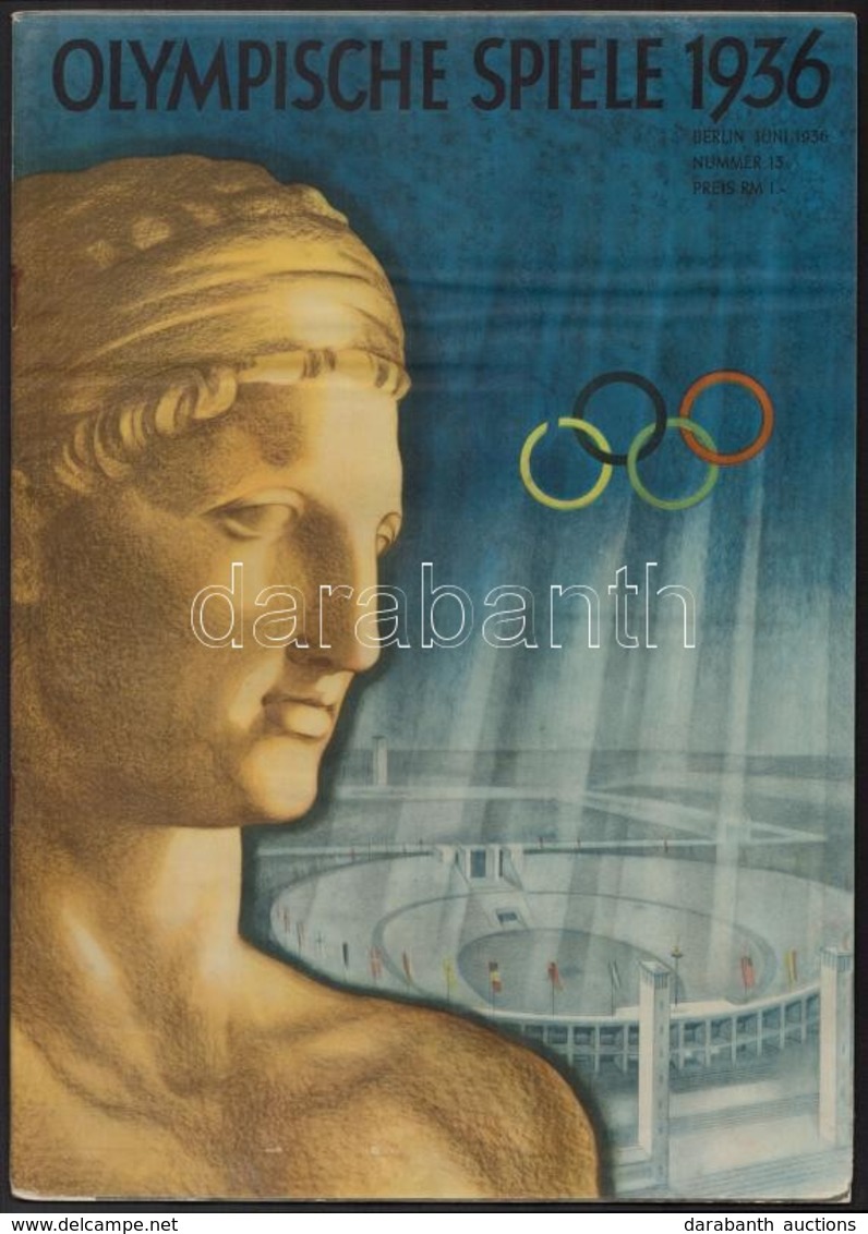 1936 Berlin Olympische Spiele C. Olimpiai újság 13. Szám - Unclassified