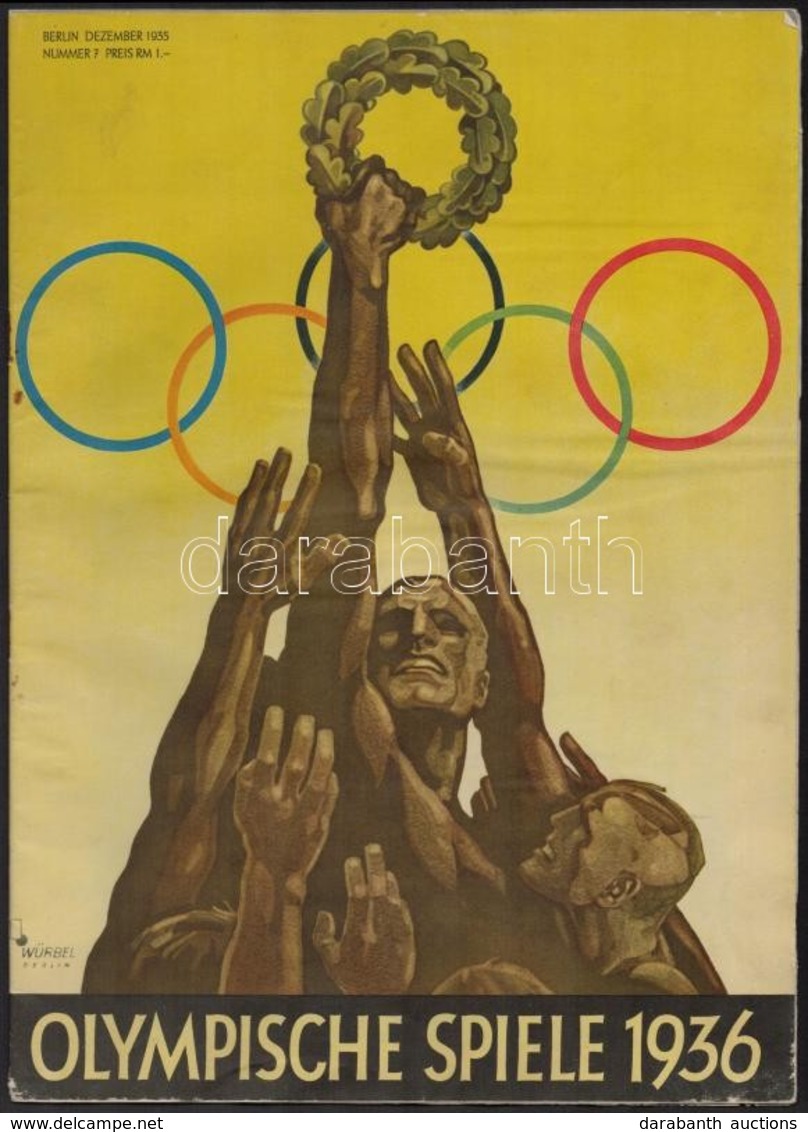 1936 Berlin Olympische Spiele C. Olimpiai újság 7. Szám - Unclassified