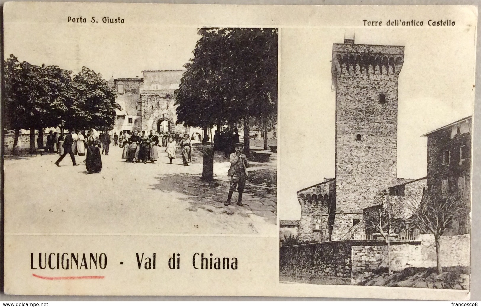 1917 LUCIGNANO VAL DI CHIANA / Arezzo - Altri & Non Classificati