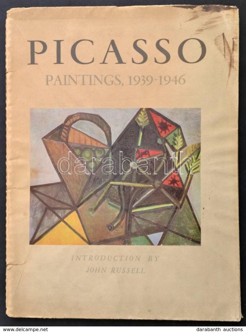 Picasso: Paintings 1939-1946. Introduction By John Russell. London, Lindsay Drummond. Egészoldalas Táblákkal. Kiadói Pap - Zonder Classificatie