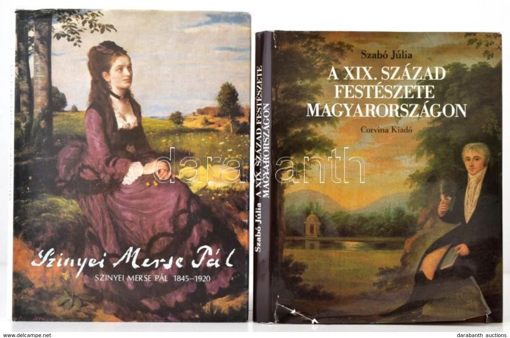 Szabó Júlia: A XIX. Sz. Festészete Magyarországon. Bp., 1985. Corvina. + Végvéri Lajos: Szinyei Merse Pál (1845-1920) Bp - Unclassified