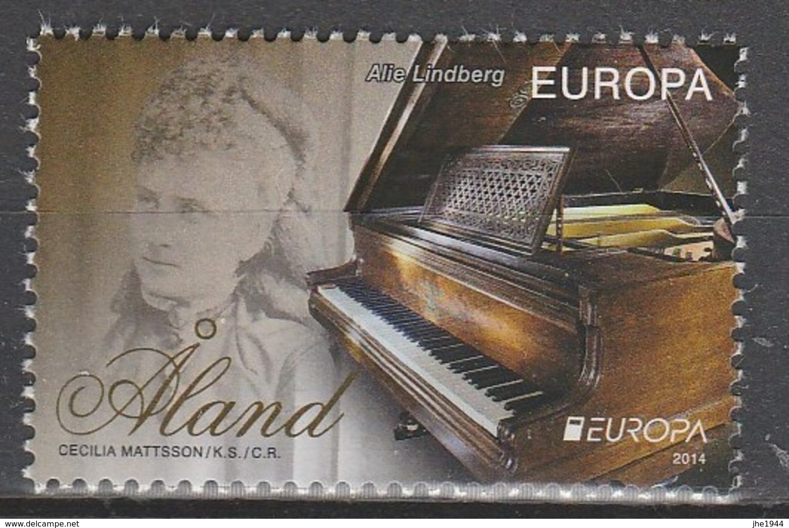 Aland Europa 2014 N° 392 ** Instruments De Musique - 2014