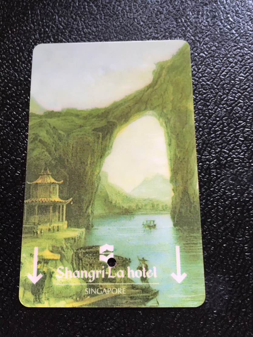 Hotelkarte Room Key Keycard Clef De Hotel Tarjeta Hotel  SHANGRI-LA SINGAPORE  Light - Unclassified