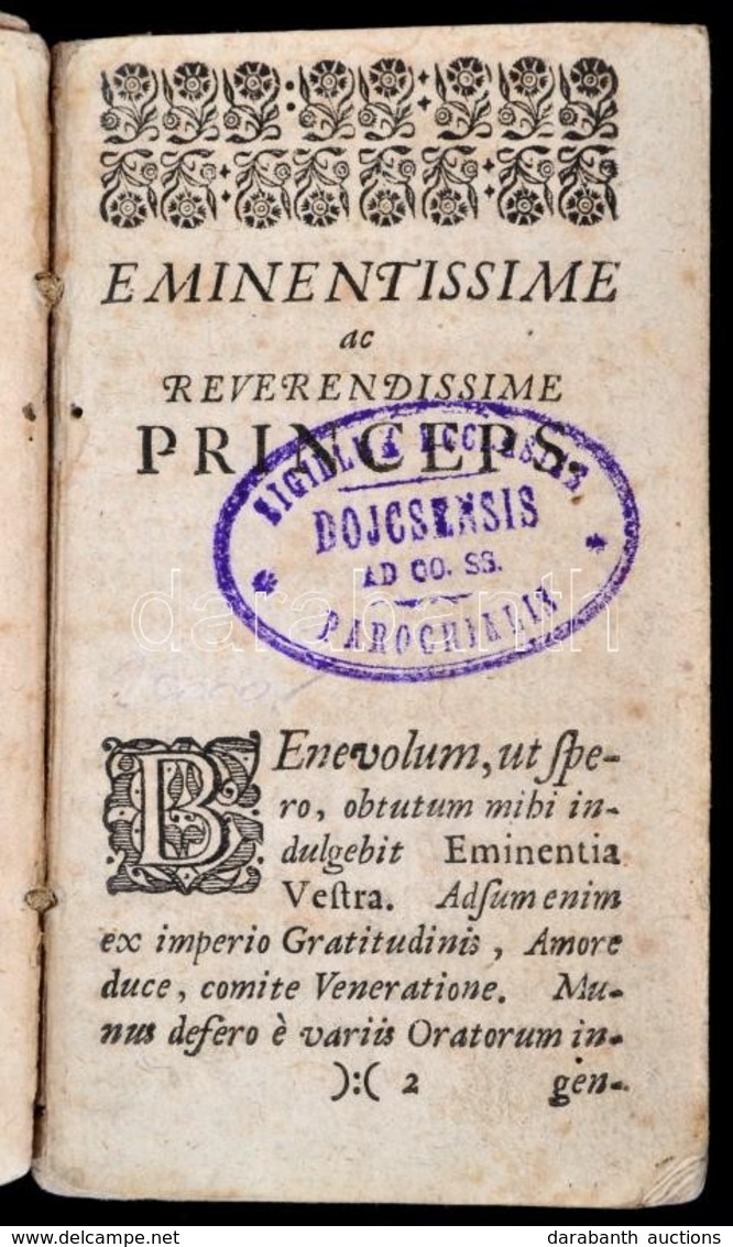 Ignatius Franciscus Xaverius Cetto: Virtus Coronata Divae Ladislai I. Hungariae Regis, Inclytae Nationis Hungaricae Tute - Zonder Classificatie