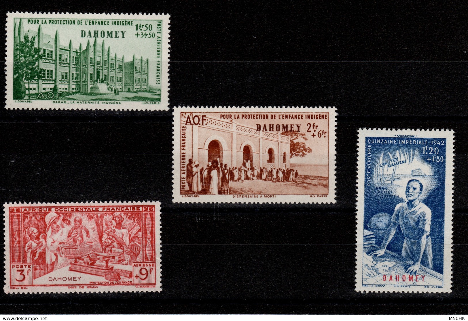 Dahomey - YV PA 6 à 9 N** Protection De L'enfance & Quinzaine Impériale - Unused Stamps