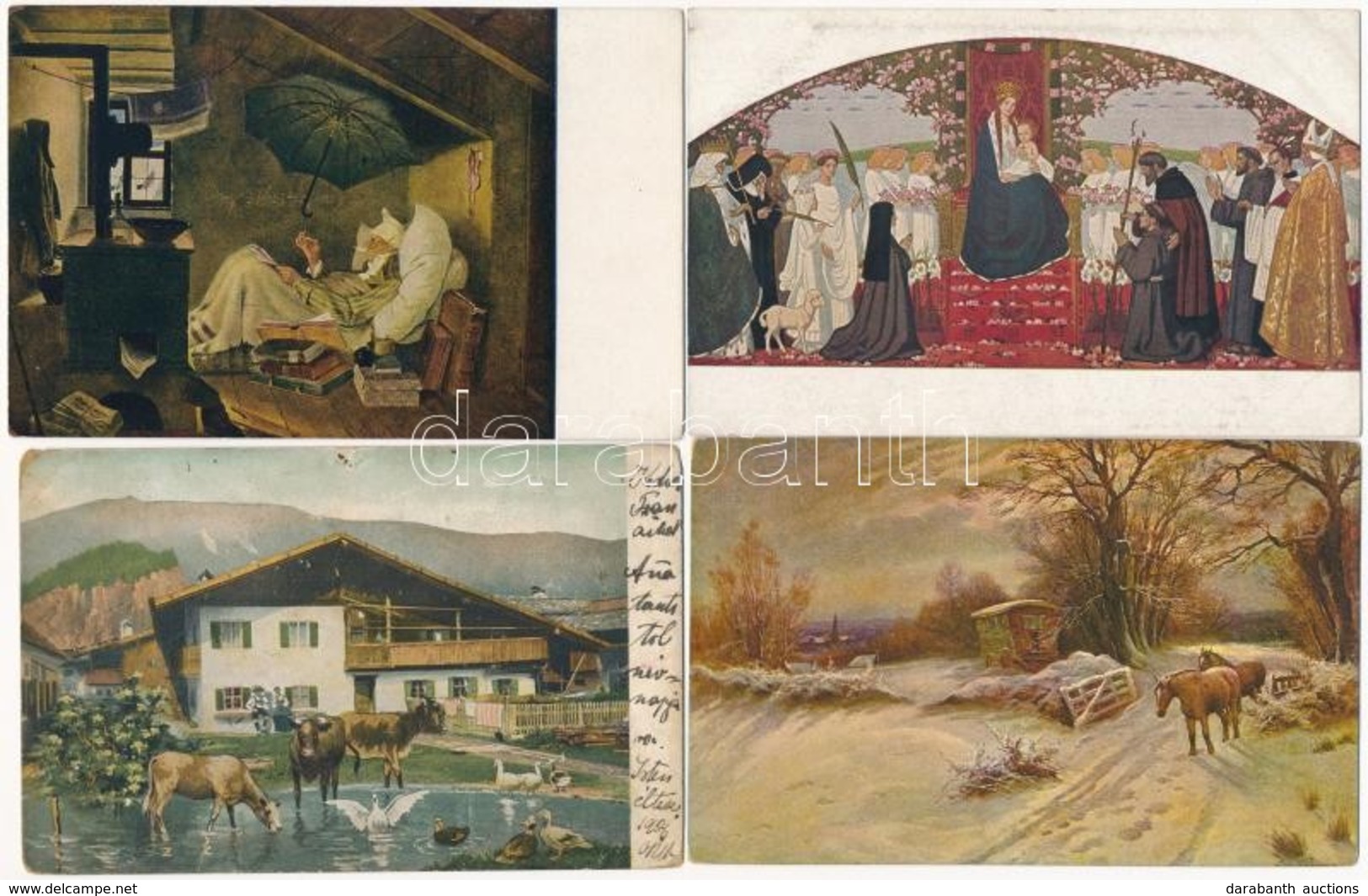 ** * 80 Db RÉGI Művészlap / 80 Pre-1945 Art Motive Postcards - Zonder Classificatie