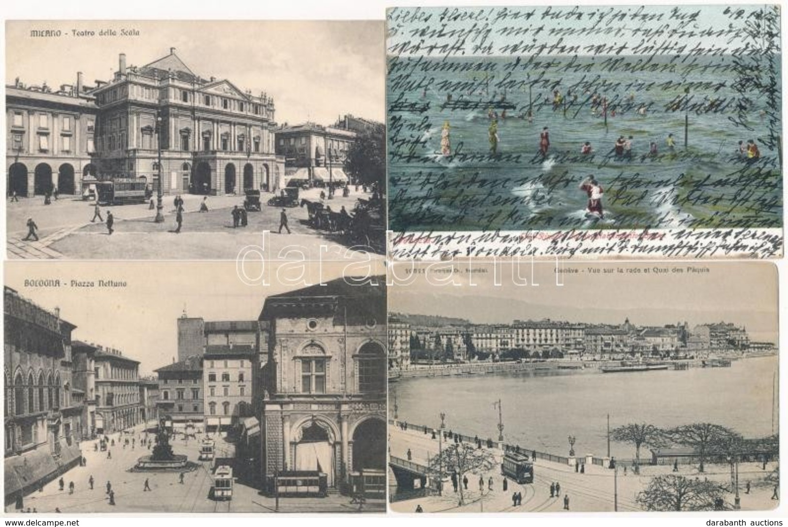 ** 77 Db RÉGI Olasz Városképes Lap / 77 Pre-1945 Italian Town-view Postcards - Zonder Classificatie