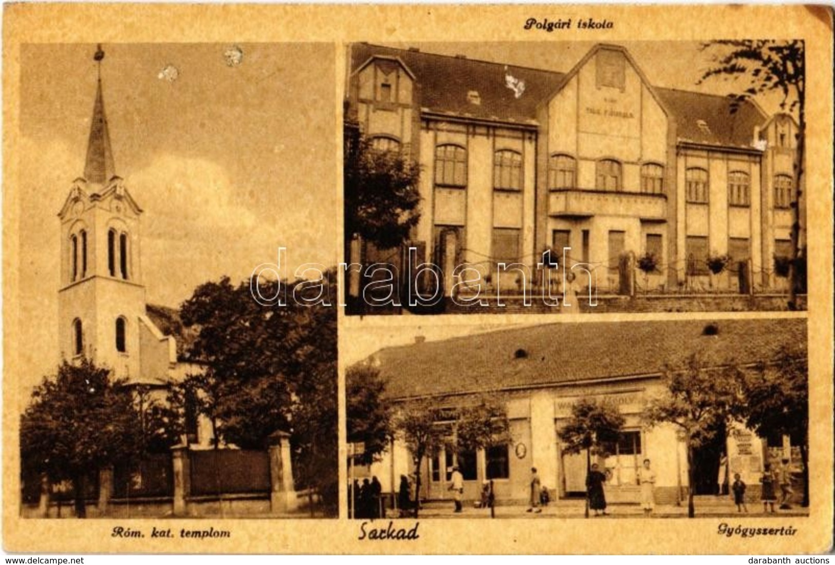 ** 5 Db RÉGI Magyar Városképes Lap / 5 Pre-1945 Hungarian Town-view Postcards - Zonder Classificatie