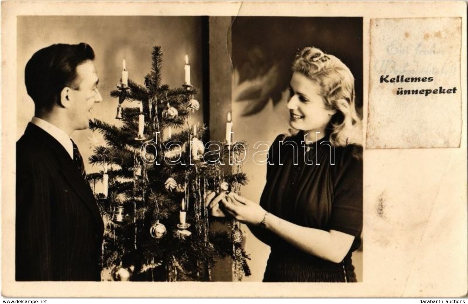 * 15 Db VEGYES Romantikus Motívumlap Párokkal / 15 Mixed Romantic Motive Postcards With Couples - Zonder Classificatie