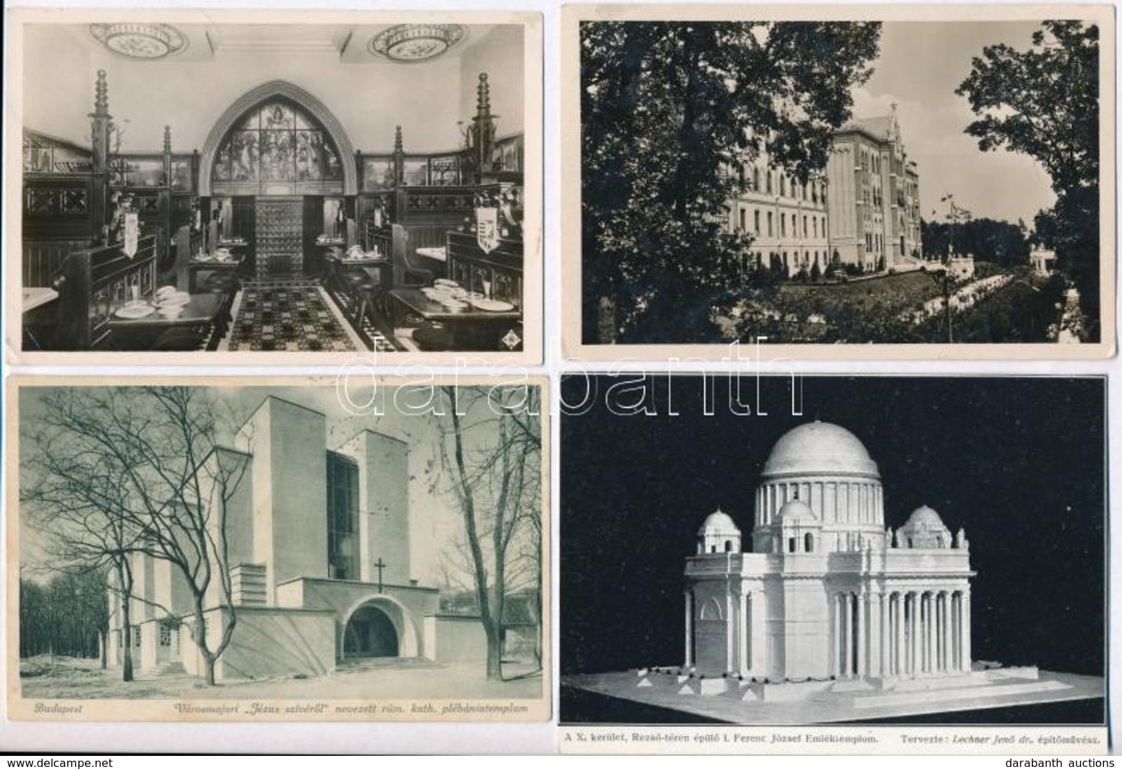 ** * Budapest - 12 Db Régi Képeslap / 12 Pre-1945 Postcards - Unclassified