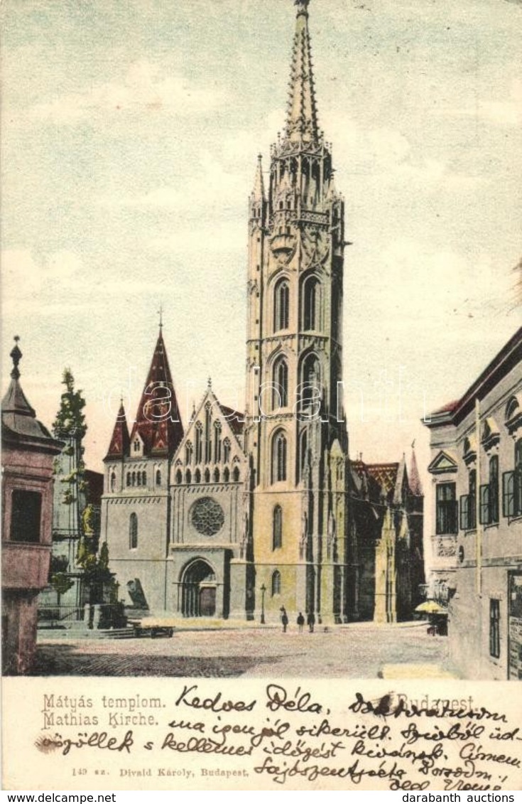 T2 Budapest I. Mátyás Templom; Divald Károly 149. Sz. - Unclassified