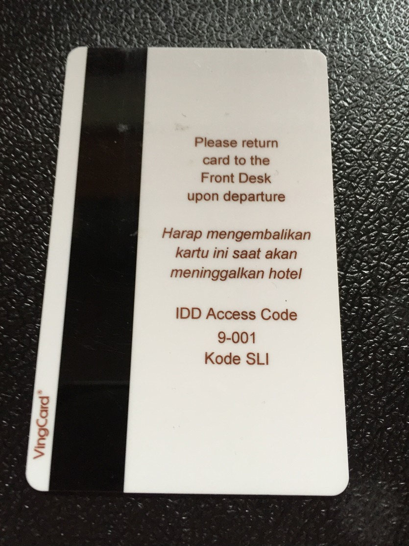 Hotelkarte Room Key Keycard Clef De Hotel Tarjeta Hotel  SHANGRI-LA SURABAYA - Unclassified