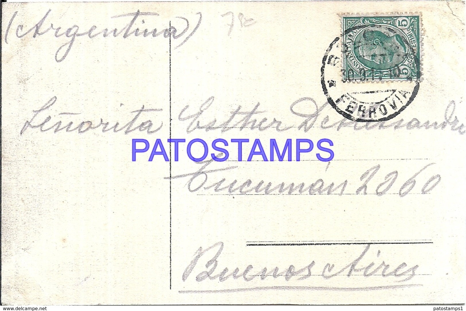 113802 ITALY BOLOGNA EMILIA ROMAÑA STATION TRAIN & TRAMWAY CIRCULATED TO ARGENTINA POSTAL POSTCARD - Altri & Non Classificati