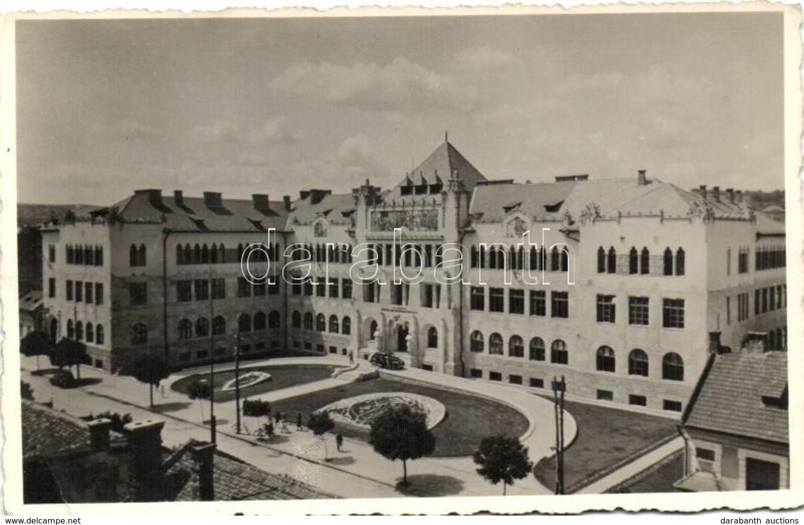 T3 Kolozsvár, Cluj; A IX. Hadtestparancsnokság épülete, Irredenta Díszkert / Building Of The 9th Corps Headquarter, Hung - Unclassified