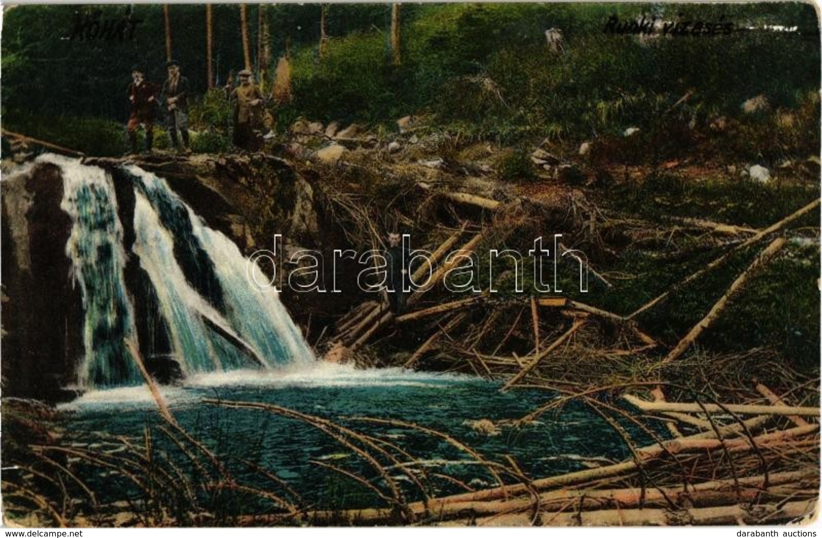 ** T2/T3 Kőhát, Gutin (Máramaros); Runki Vízesés. Kiadja Benkő Miklós /  Cascada Runcului / Waterfall (EK) - Unclassified