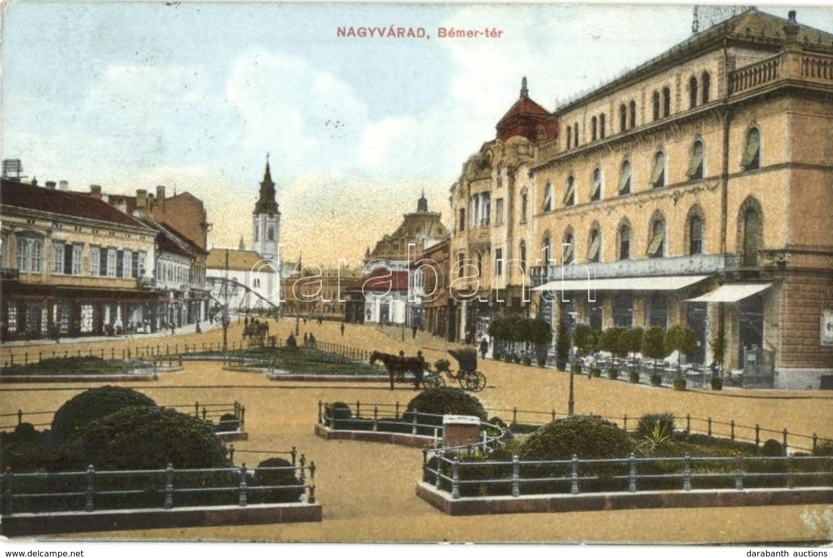 T2 Nagyvárad, Oradea; Bémer Tér, üzletek. Vidor Manó Kiadása / Square, Shops - Unclassified