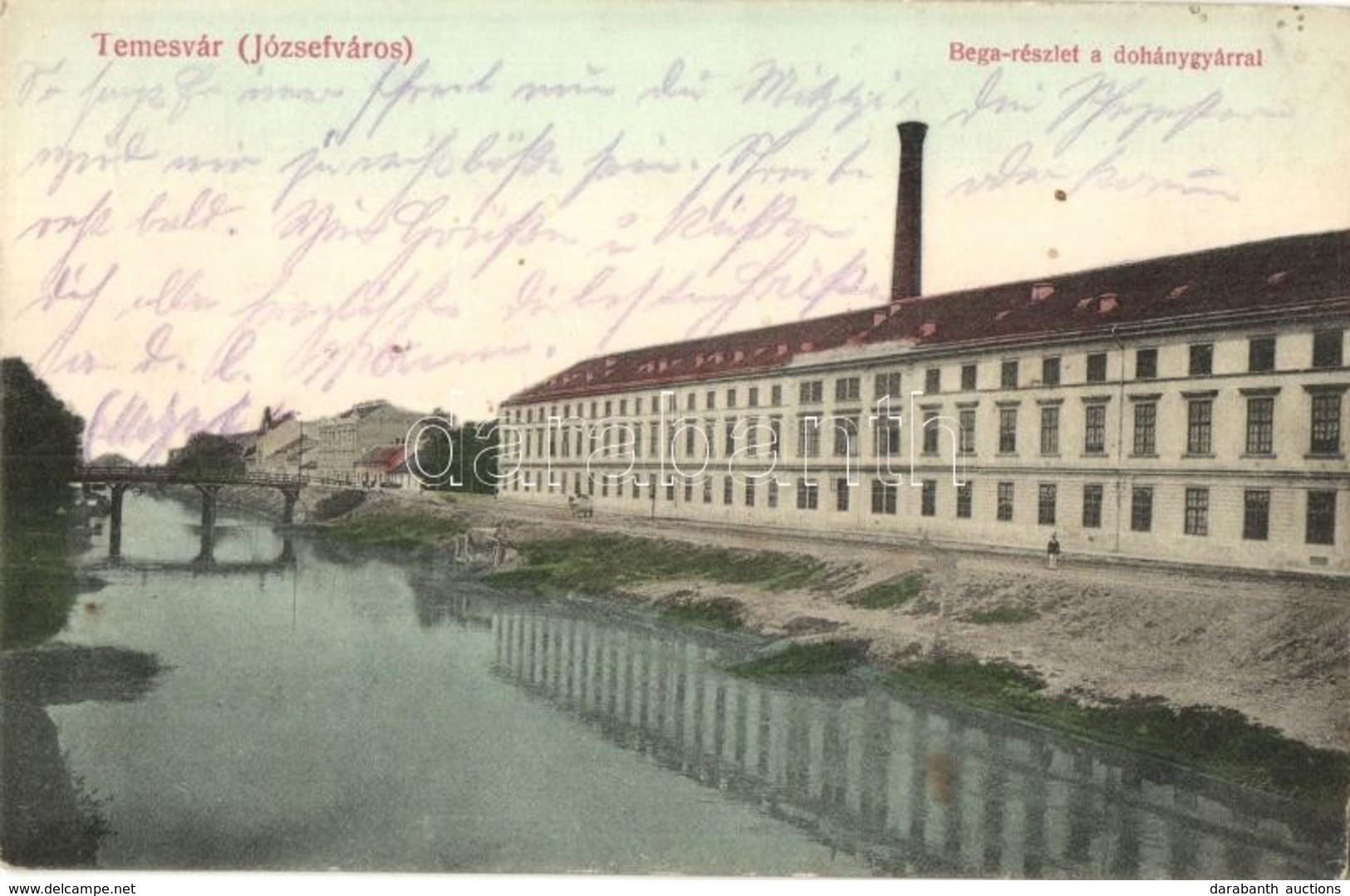 T2 Temesvár, Timisoara; Józsefváros, Bega Részlet A Dohánygyárral / Iosefin, River Bega With Tobacco Factory - Unclassified