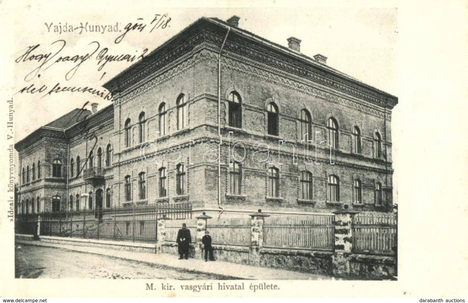 T2/T3 Vajdahunyad, Hunedoara; Vasgyár Hivatal épülete / Iron Factory Office  (EK) - Unclassified