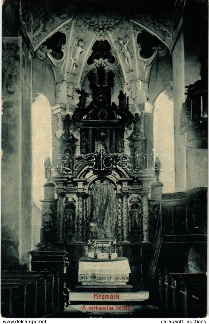 ** T2 Késmárk, Kezmarok; Várkápolna Belső. W.L. Bp. 2895. / Castle Chapel's Interior - Zonder Classificatie