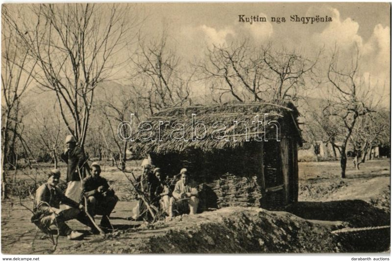 * T2 Shkoder, Shkodra, Skutari; Kujtim Nga Shqypenja / Greetings From Albania, Hut - Zonder Classificatie