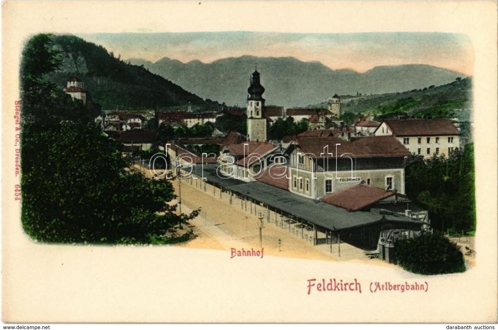 ** T1 Feldkirch (Arlbergbahn), Bahnhof / Railway Station - Zonder Classificatie