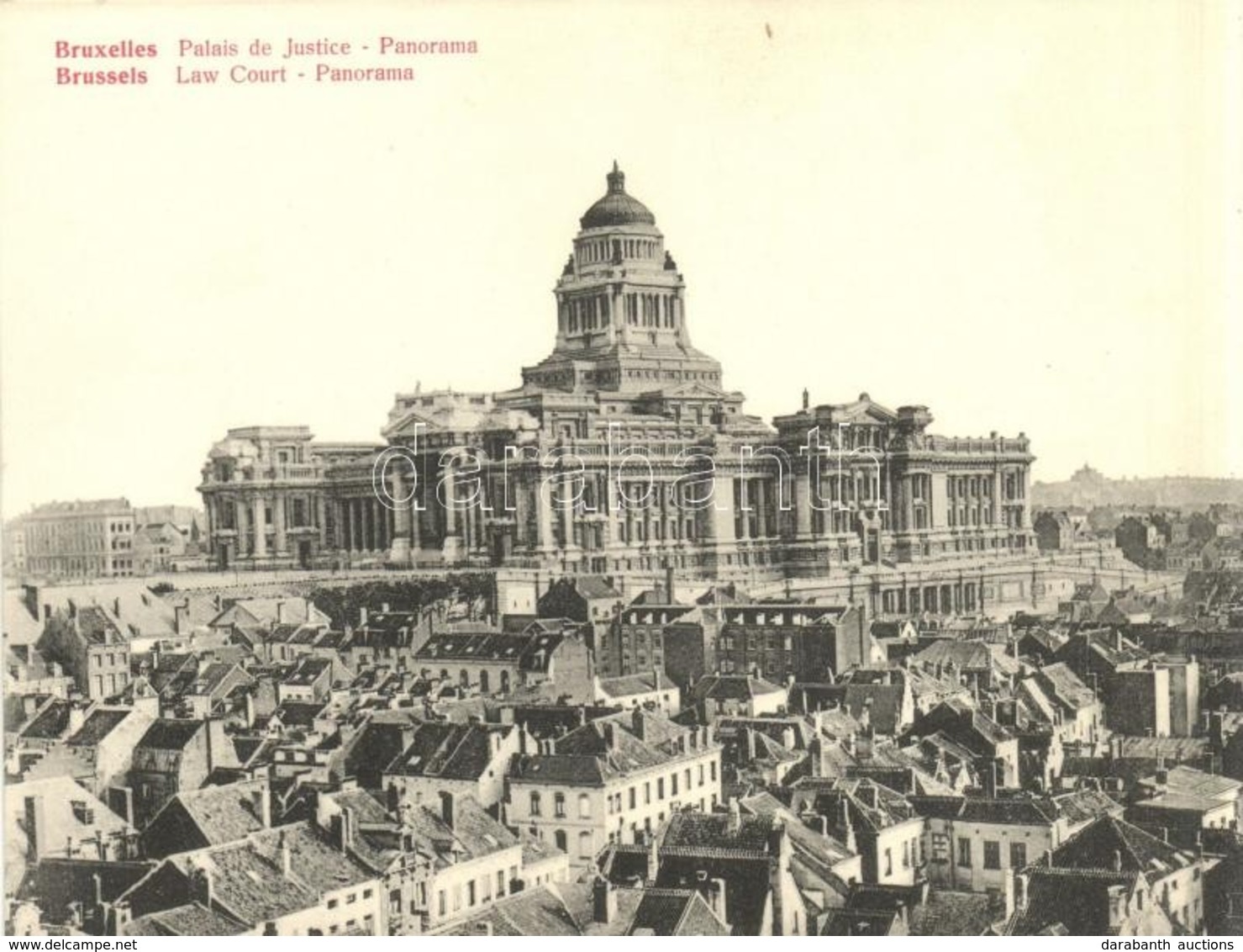 ** T2 Brussels, Bruxelles; Palace De Justice / Law Court (13,7x17,9 Cm) - Unclassified