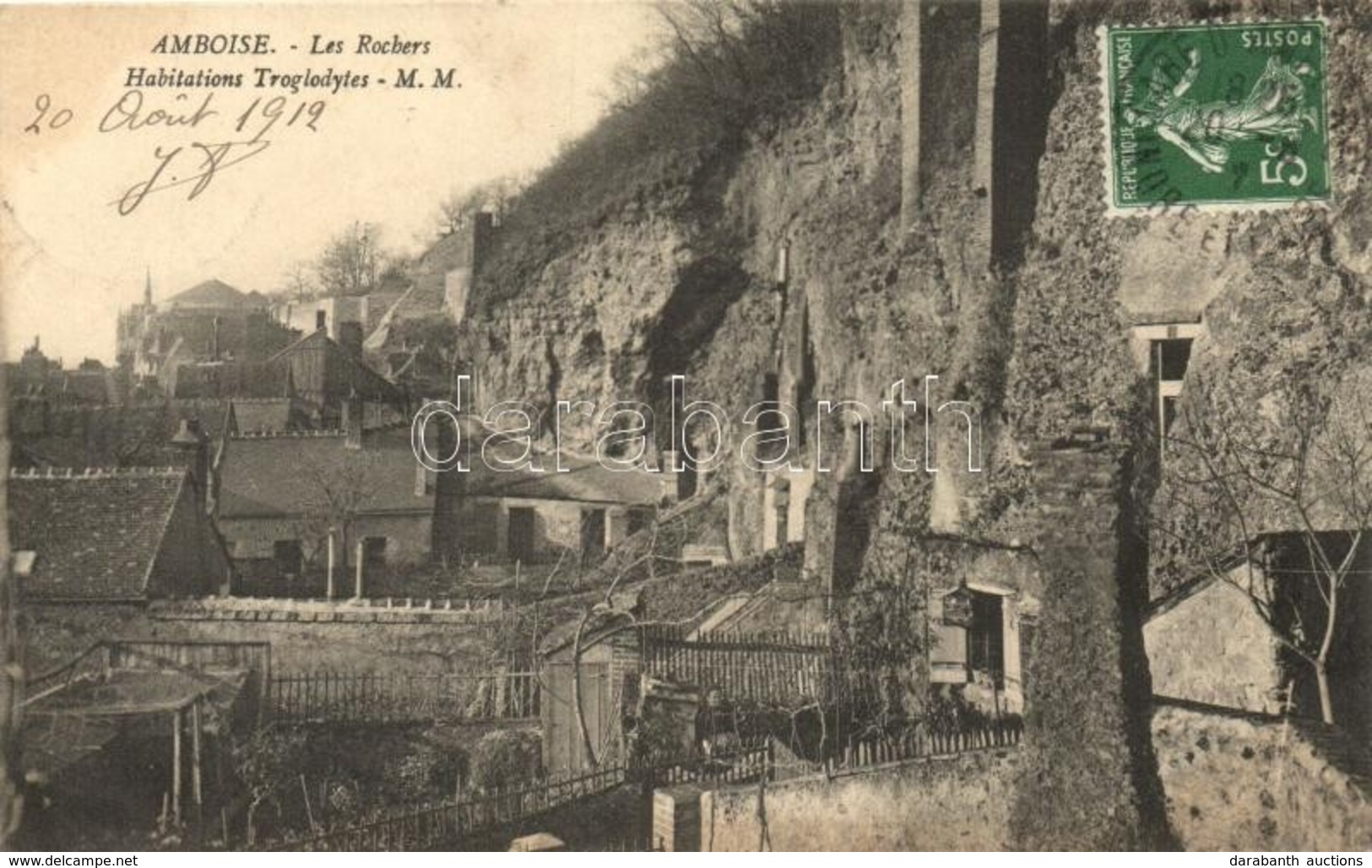 T2 Amboise, Les Roches, Habitations Troglodytes / Cave Dwellers Homes, TCV Card - Unclassified