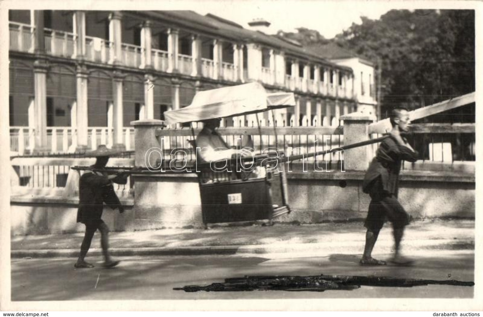 * T2 Hong Kong, Hongkong; Sedan Chair, Litter. Hong Kongese Folklore. Photo - Zonder Classificatie