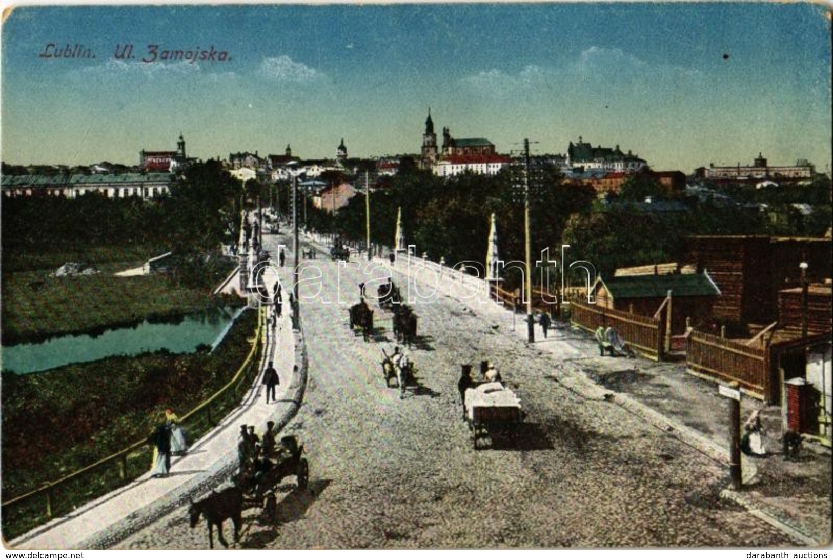 ** T2/T3 Lublin, Ul. Zamojska / Street View, Bridge, Sawmill (EK) - Ohne Zuordnung