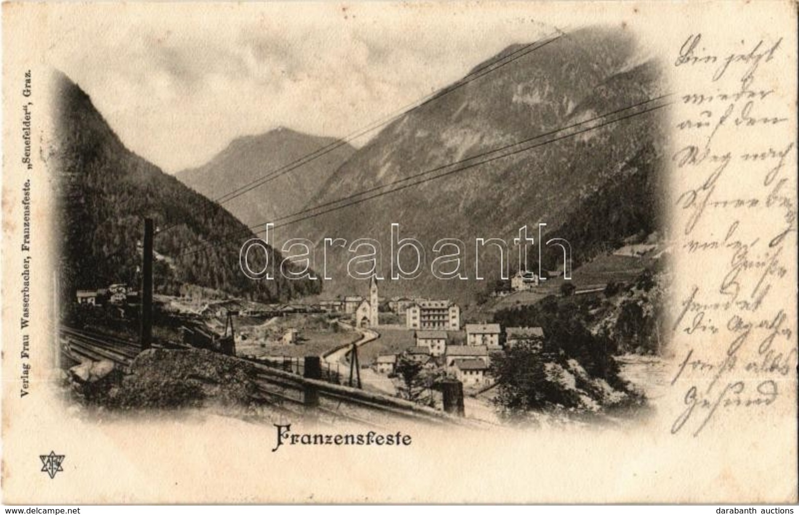 T2 1902 Fortezza, Franzensfeste (Südtirol); Railway Tracks - Unclassified