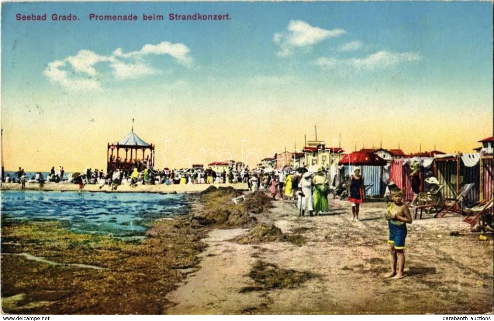 T2 Grado, Promenade Beim Strandkonzert / Concert On The Beach, Promenade - Unclassified