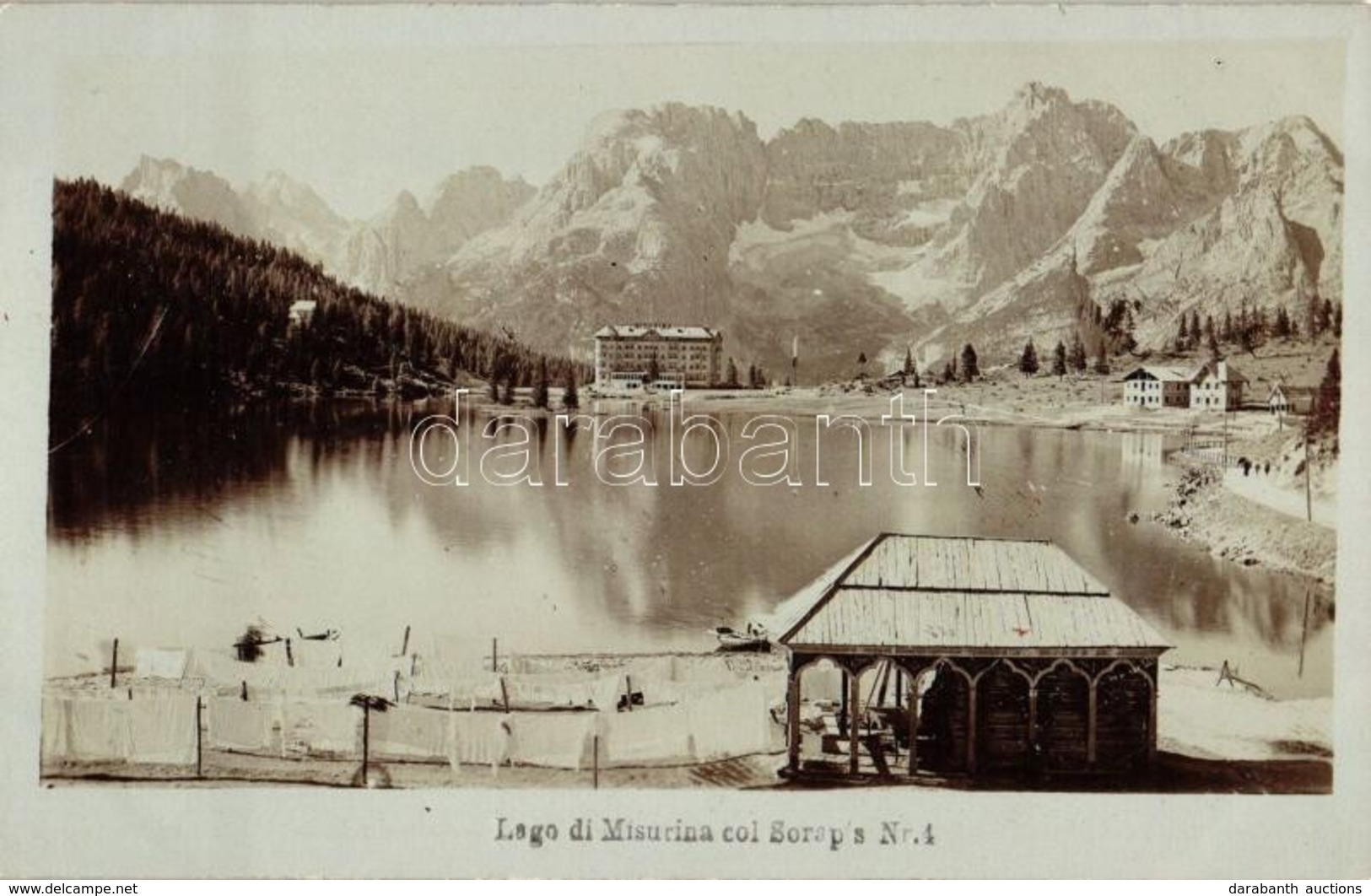 * T1/T2 Lake Misurina / Lago Di Misurina Col Sorap's Nr. 4., Hotel Misurina, Photo - Unclassified