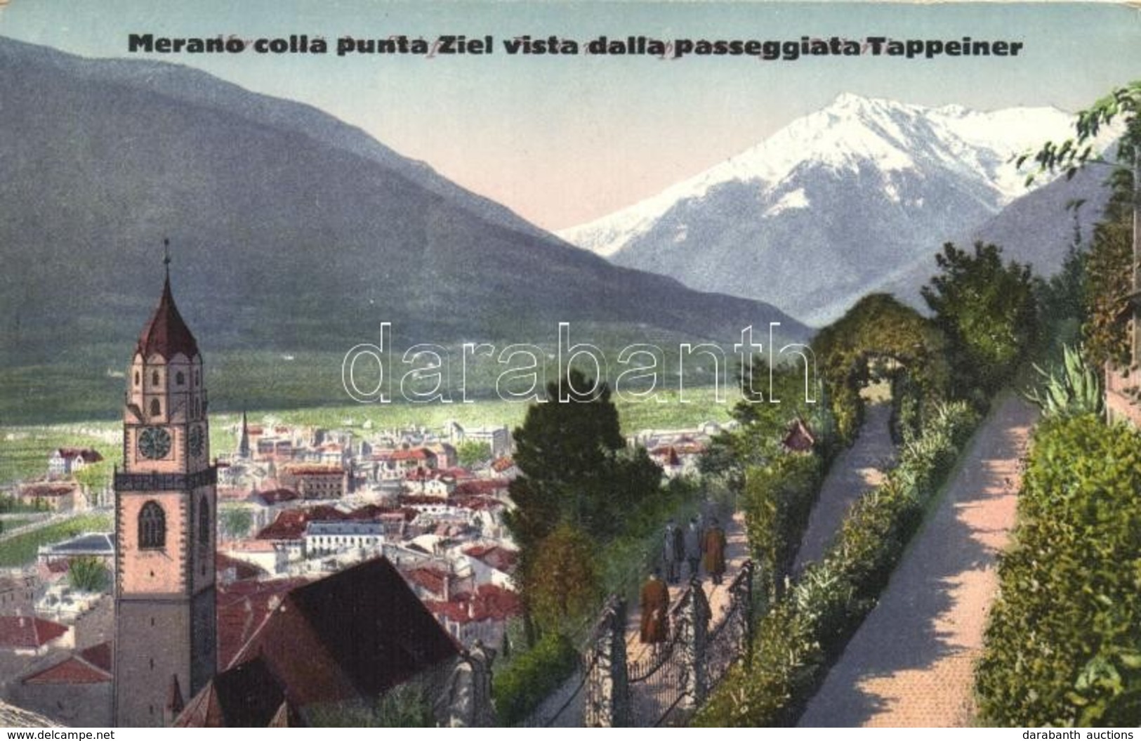 T2 Merano (Südtirol) Colla Punta Ziel  Vista Dalla Passeggiata Tappeiner - Unclassified