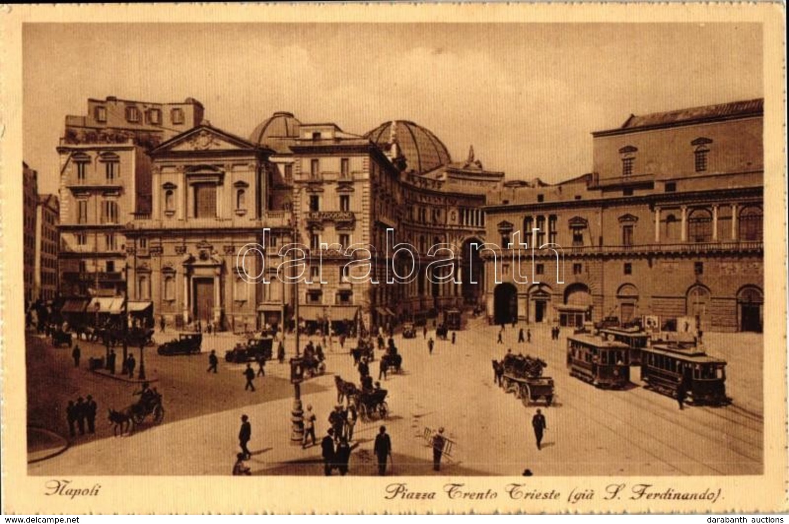 ** T1 Naples, Napoli; Piazza Trento Trieste, Il Mezzogiorno / Square, Trams - Sin Clasificación