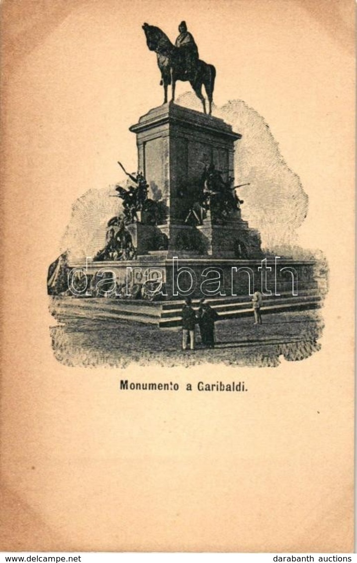 ** T2/T3 Rome, Roma; Monumento A Giuseppe Garibaldi / Statue Of Garibaldi (EK) - Unclassified