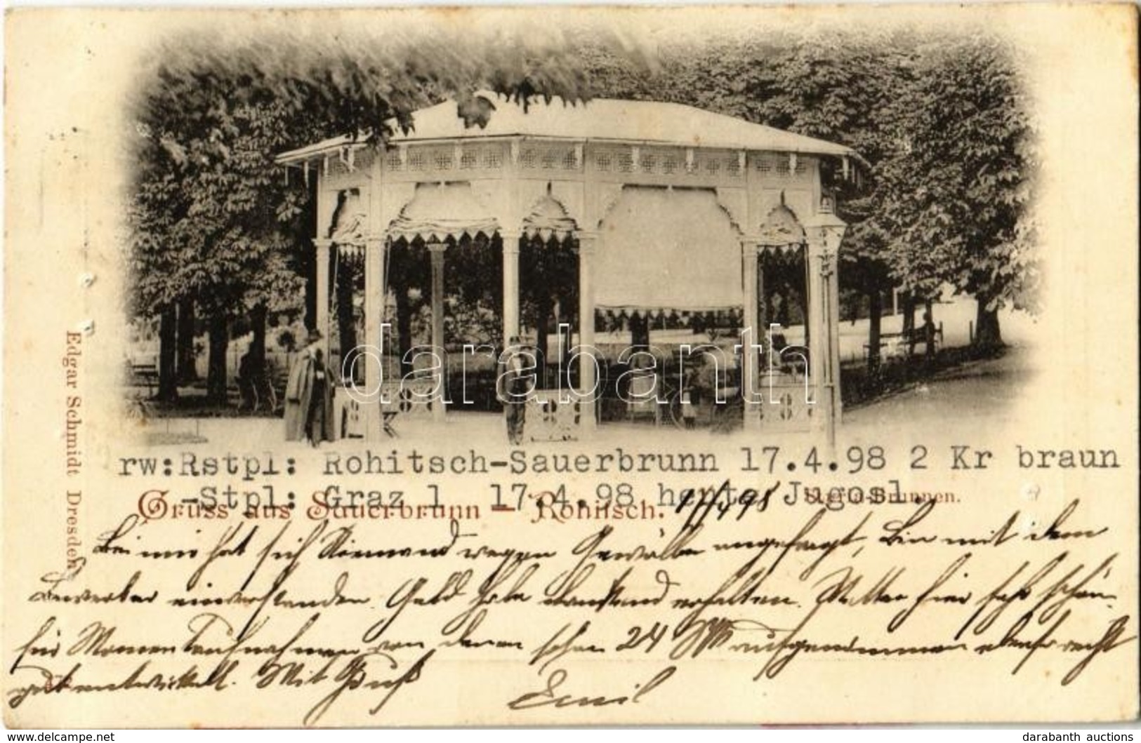 T4 1898 Rogaska Slatina, Rohitsch-Sauerbrunn; Styria-Brunnen / Fountain (holes) - Zonder Classificatie