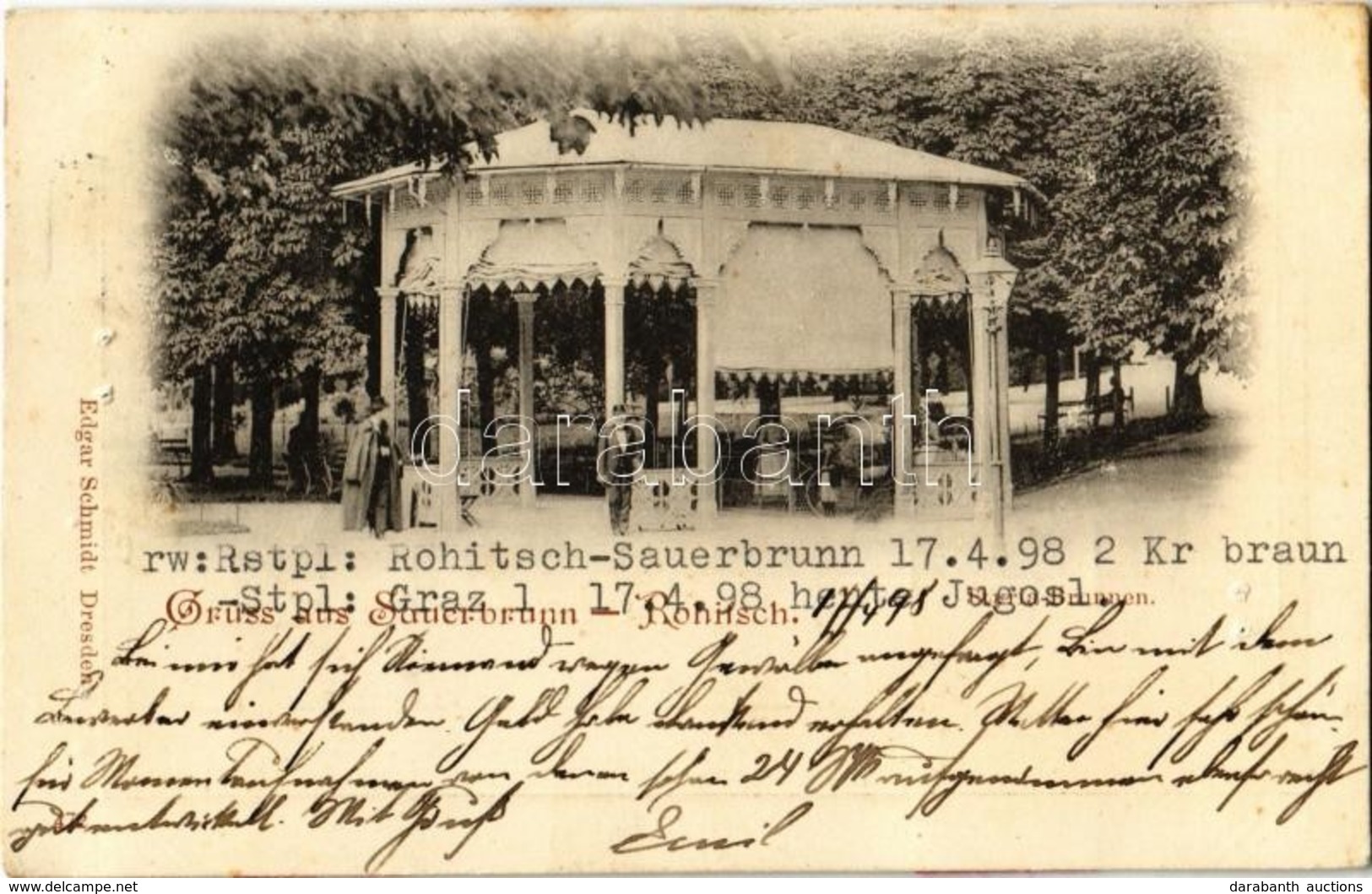 T4 1898 Rogaska Slatina, Rohitsch-Sauerbrunn; Styria-Brunnen / Fountain (holes) - Unclassified