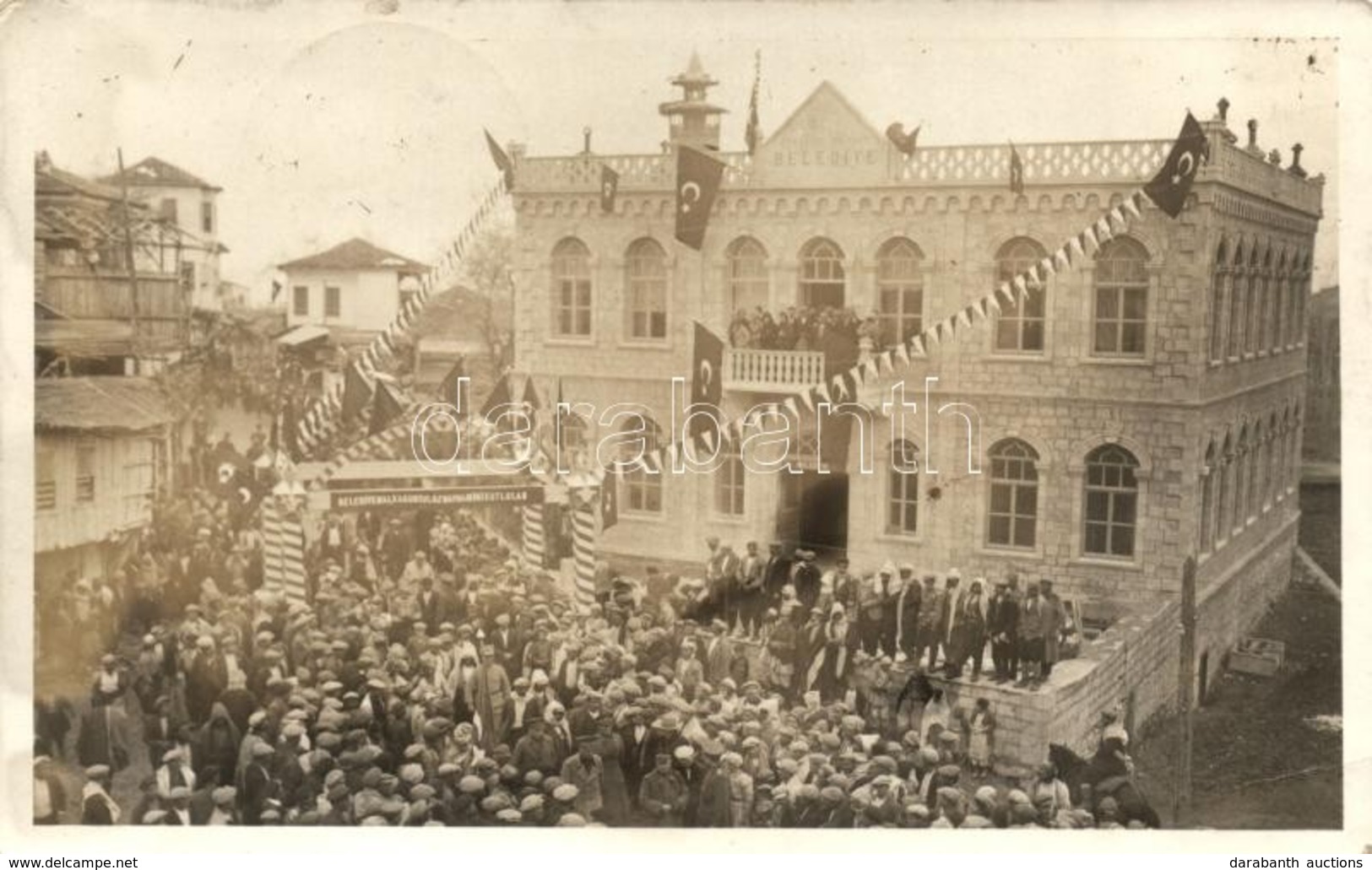 T3 1942 Kahramanmaras, Belediye / Town Hall, March, Photo (EB) - Zonder Classificatie