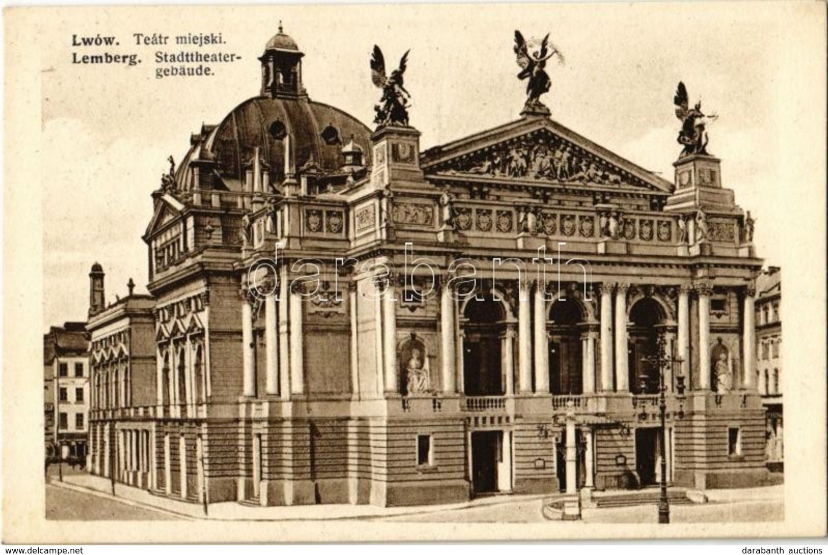 ** T2 Lviv, Lwów, Lemberg; Teátr Miejski / Stadttheater / Theater - Zonder Classificatie