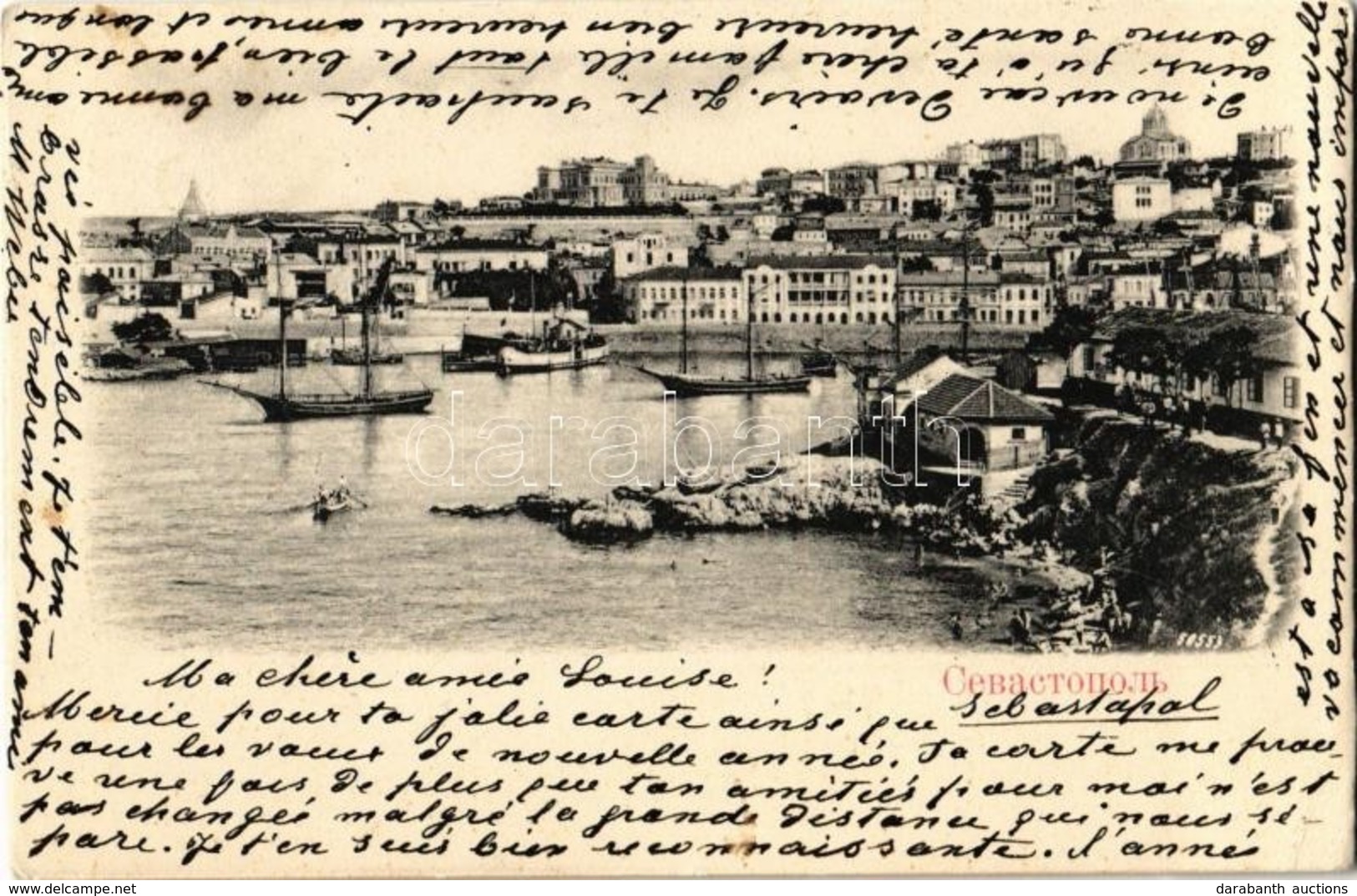 T2/T3 1902 Sevastopol, Sebastopol; Port With Ships (EK) - Ohne Zuordnung