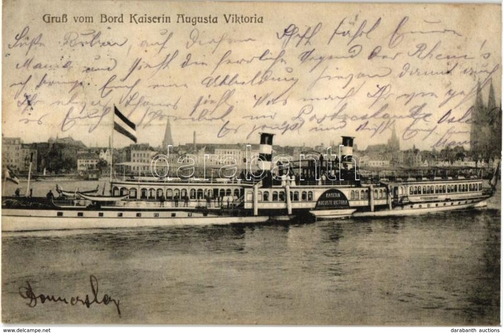 T2 Bord Of SS Kaiserin Augusta Viktoria - Unclassified