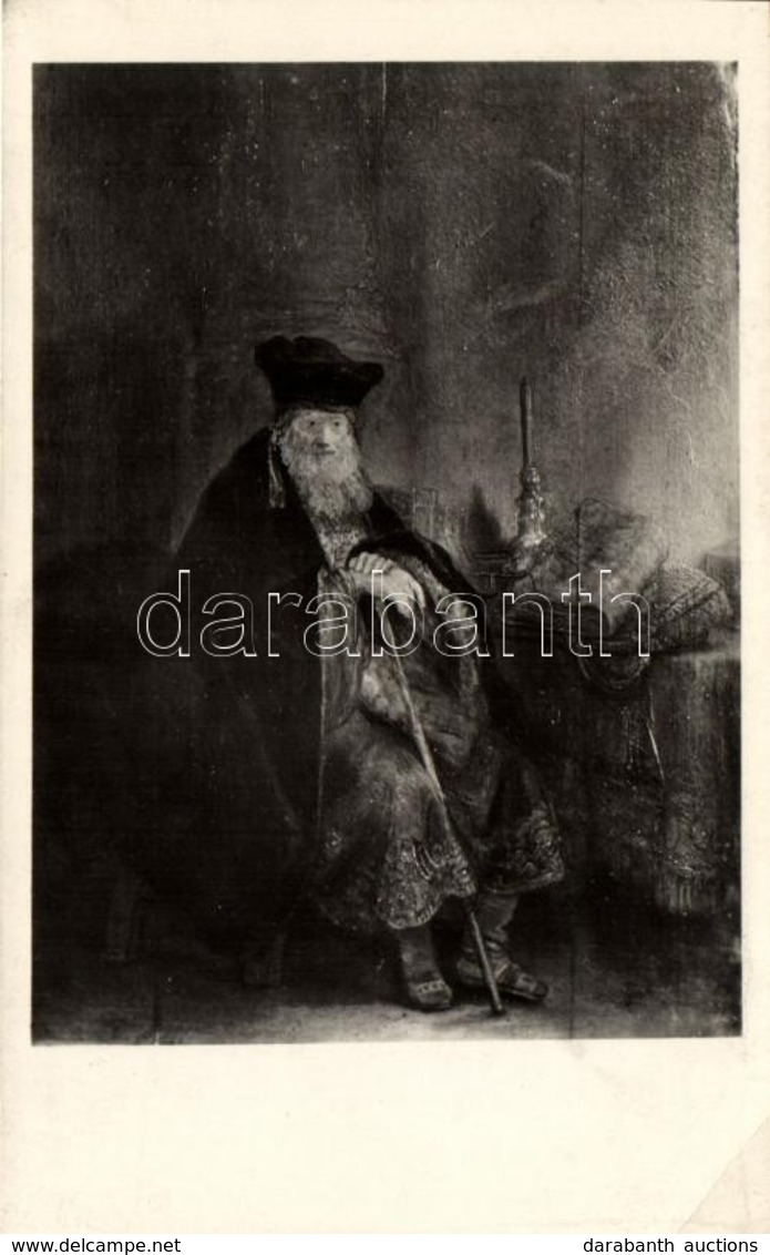 ** T2/T3 'Öreg Rabbinus' / The Old Rabbi, Szépművészeti Múzeum, Judaica S: Rembrandt (EK) - Unclassified