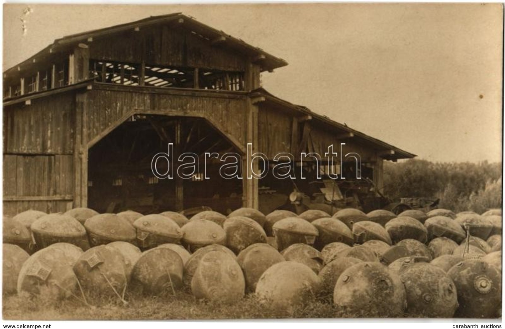 * T2/T3 1916 A Visztulából Kihalászott Aknák Novo Georgievsknél / WWI Austro-Hungarian K.u.K. Military, Mines Collected  - Zonder Classificatie