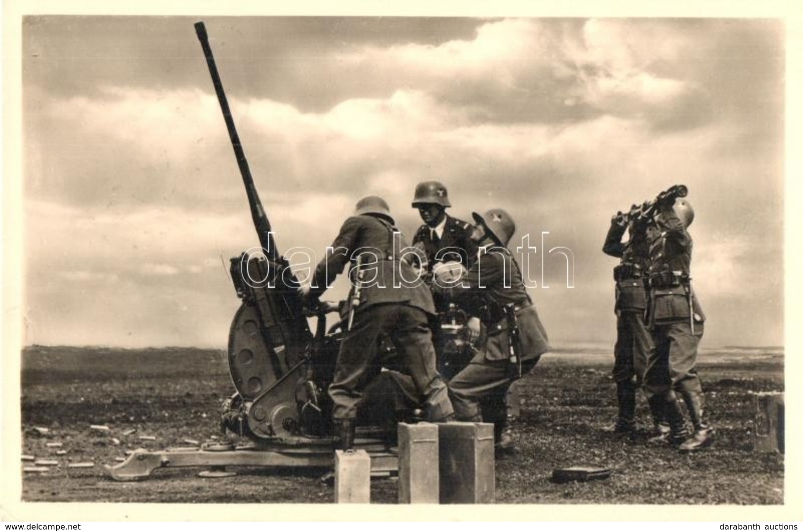 T2 Német Légelhárító ágyú / Unsere Luftwaffe / WWII German Air Force, Air Defense Cannon - Unclassified