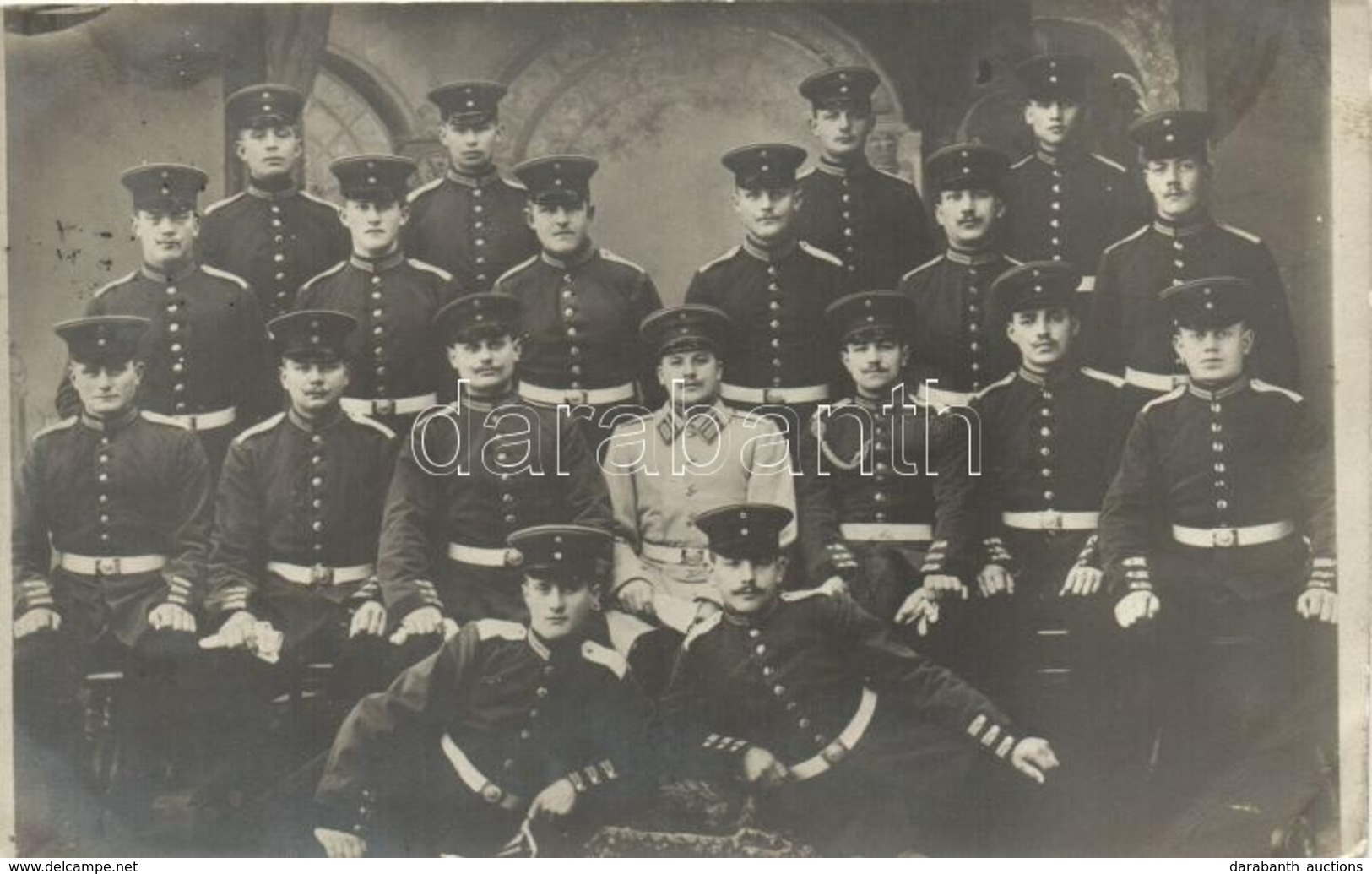 T2/T3 1912 WWI German Soldiers From Spandau, H. Leske's Group Photo (EK) - Unclassified